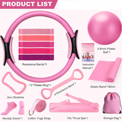 Conjunto de yoga y pilates de 13 piezas