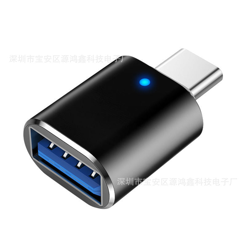 Adaptador USB 3.0 a Tipo-C OTG para carga rápida