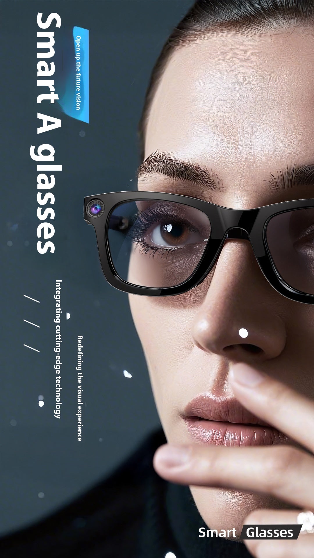 Gafas inteligentes con cámara de IA
