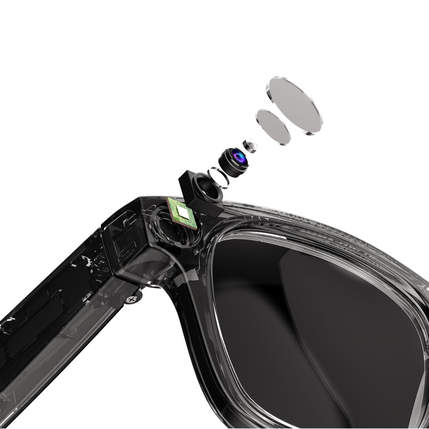 Gafas inteligentes con cámara de IA