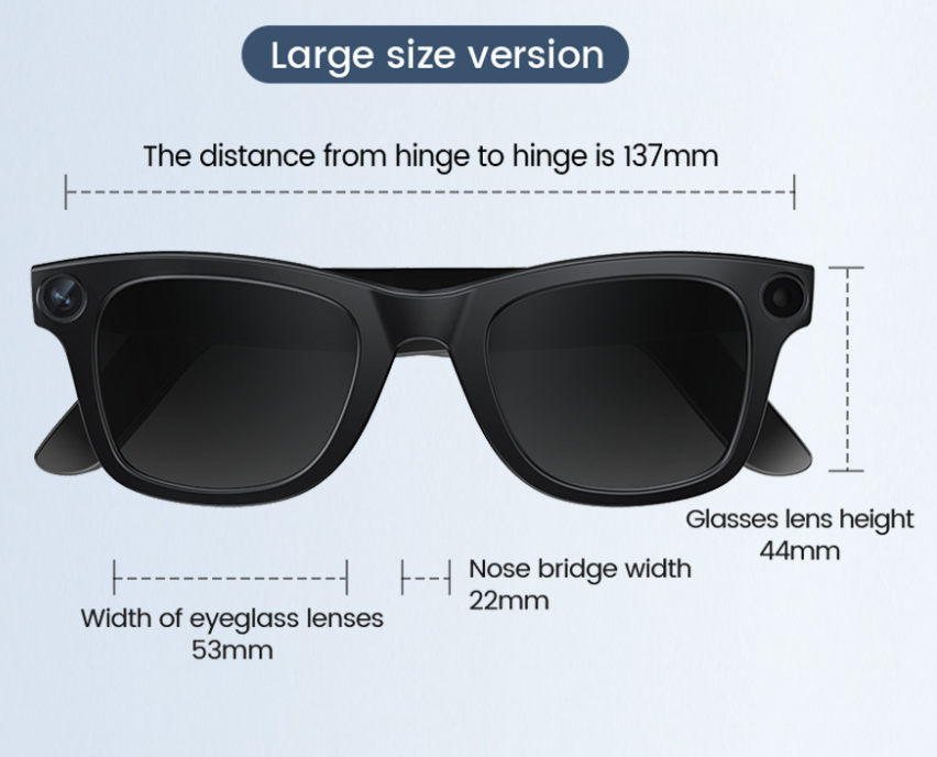 Gafas inteligentes con cámara de IA