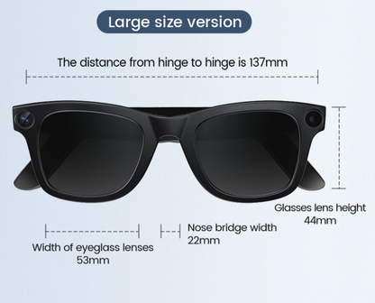 Gafas inteligentes con cámara de IA