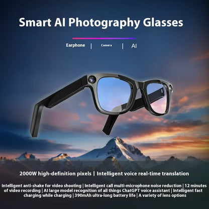 Gafas inteligentes con cámara de IA