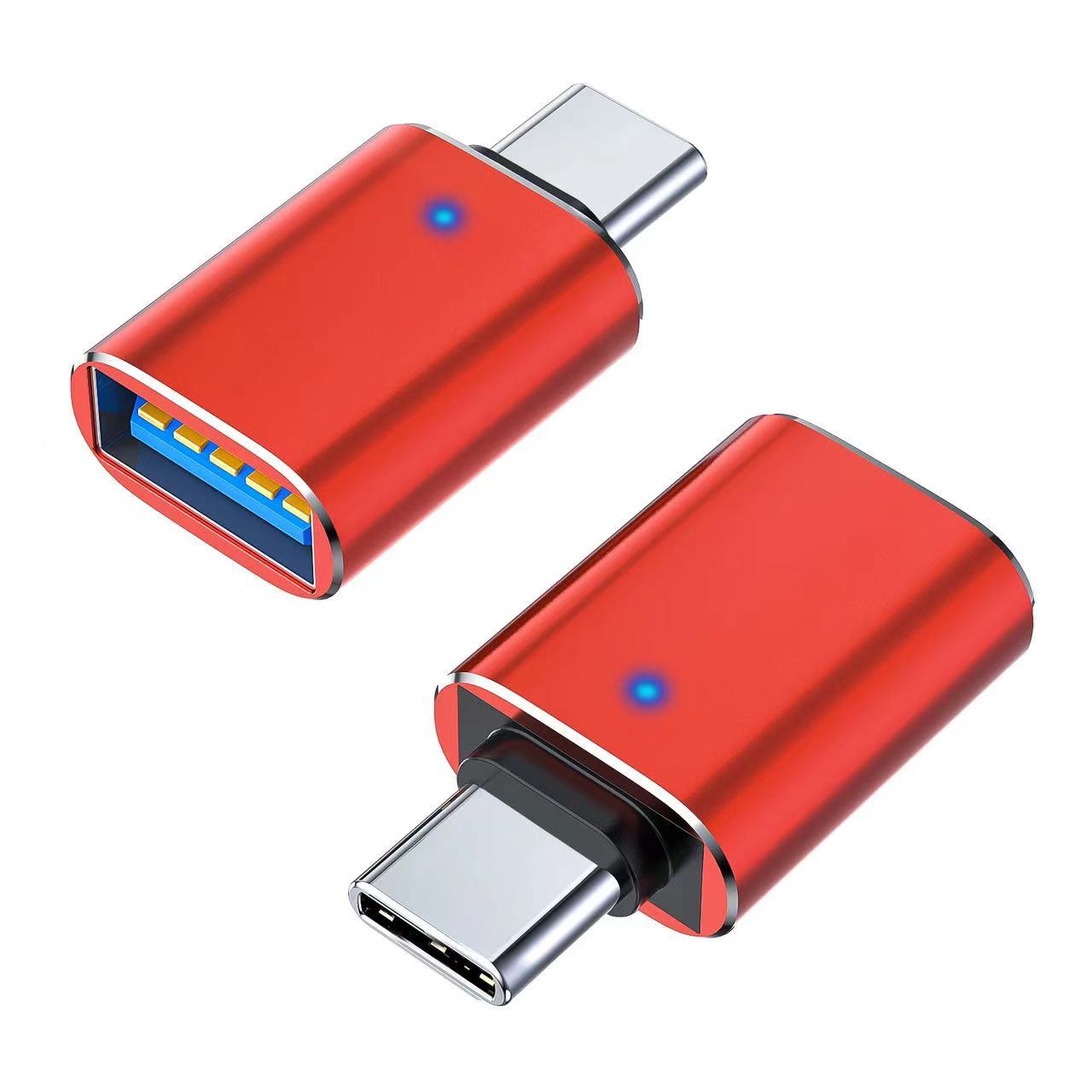 Adaptador USB 3.0 a Tipo-C OTG para carga rápida